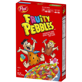 Cereal fruity pebbles Post 15 oz