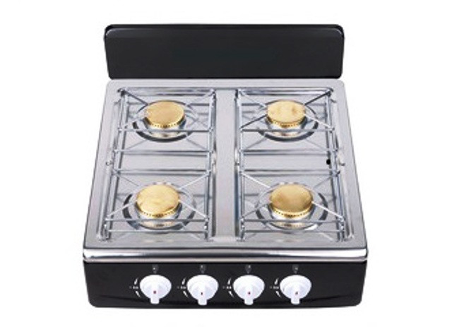 Estufa de mesa a gas de 4 hornillas