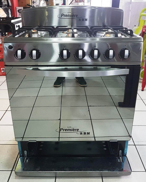 Estufa a gas de 30" de lujo 6 Hornillas
