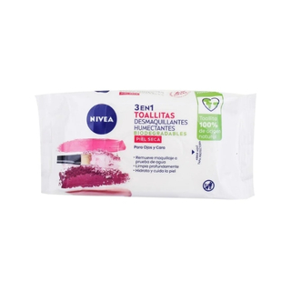 Toallas desmaquillantes Piel Seca y Sensible Nivea 25 und
