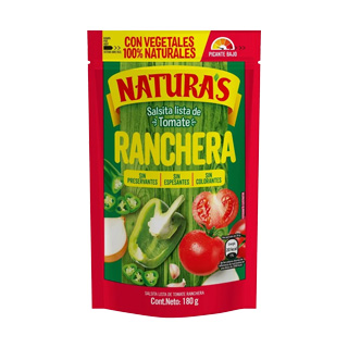 Salsita de Tomate Ranchera Naturas 200gr.