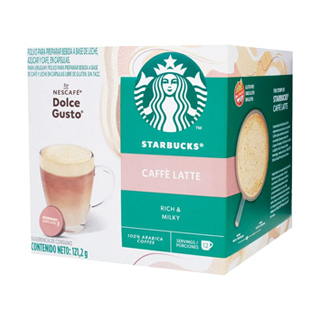 Cápsulas De Caffe Late Starbucks Dolce Gusto 12 un.