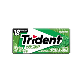 Trident Yerbabuena sin Azúcar 30.6 gr.