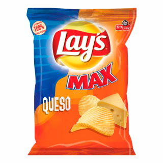 Papalinas Max onduladas de queso Lays 200 g