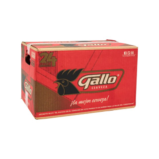 Cerveza Gallo No Retornable Caja botella 350 ml