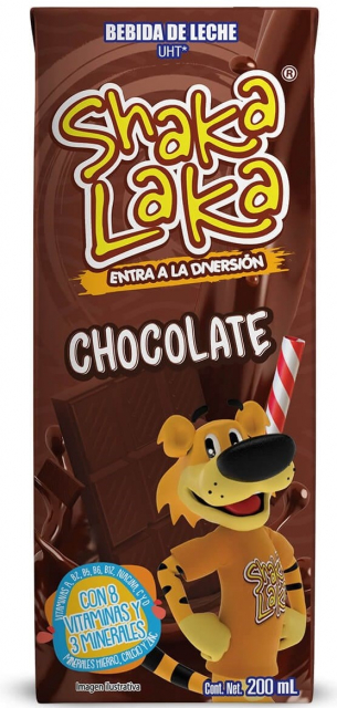 Bebida leche chocolate ShakaLaka 200 ml.