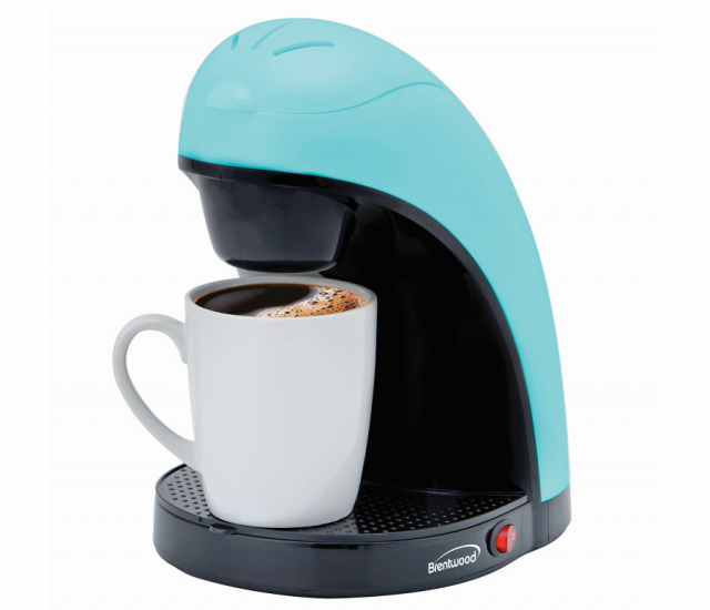 Cafetera individual con taza