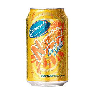 Naranjada Con Soda Carnaval Lata 350 ml.