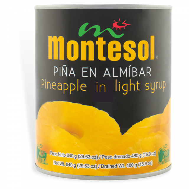 Piña rebanadas en almíbar Montesol 840 g