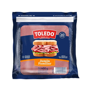 Jamón Familiar Toledo 400 gr.