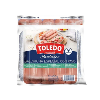 Toledo Salchicha Pavo Especial 400 gr