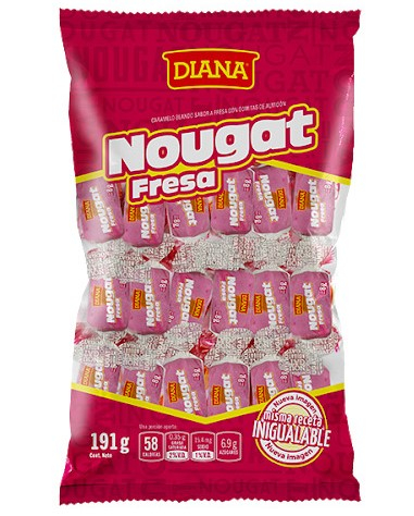 Diana Nougat Fresa Caramelo 191 gr.