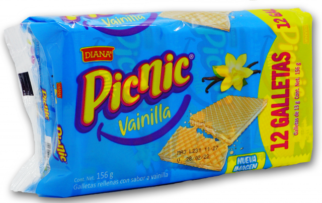 Galleta vainilla picnic Diana 156 g
