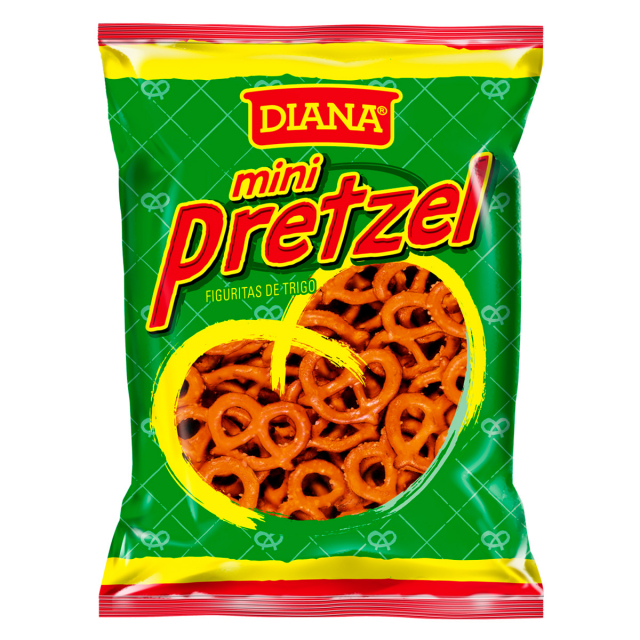 Mini pretzel trigo Diana 162 g