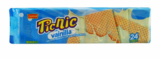 Galleta picnic vainilla Diana 24 und 312 g
