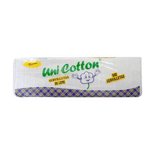Servilleta Cuadrada Uni Cotton 500 un.