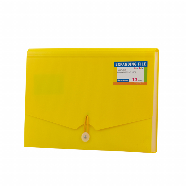 ARCHIVADOR BEAUTONE 3227-1 CORE OPAQUE LEGAL 12 SEP. AMARILLO (12)