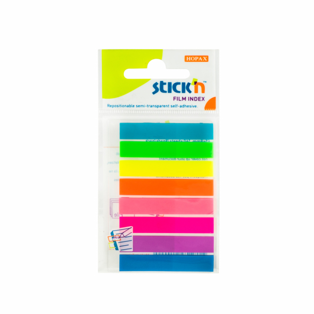 BANDERITAS STICKN 21401 MINI 08 COLORES (24X24)
