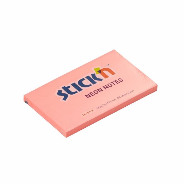 BLOCK STICKN 21170 3"X5" NEON ROSADO (12X12)