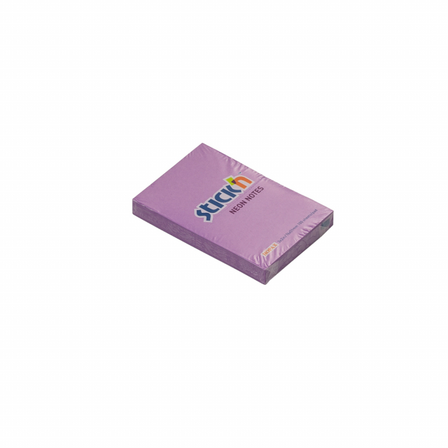 BLOCK STICKN 21208 2"X3" NEON VIOLETA (12X12)