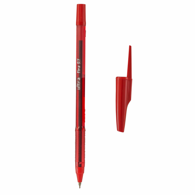 BOLIGRAFO BOLIK ULTRA FINO 0.7 UNIDAD ROJO (100X12)