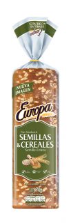 Pan integral semillas y cereales Europa 670 g