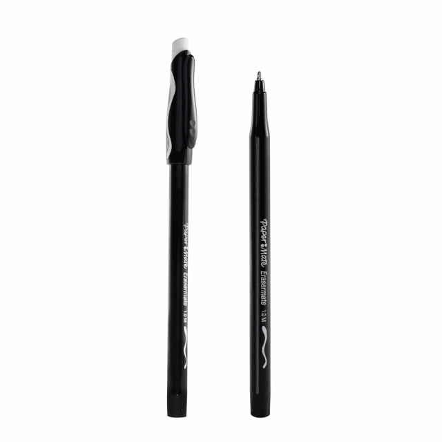BOLIGRAFO ERASER MATE NEGRO (12X12)