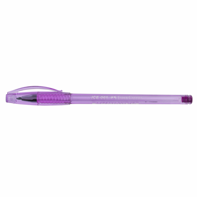 BOLIGRAFO FABER CASTELL ICE 61-F PUNTO FINO 0.8 VIOLETA (112X12)
