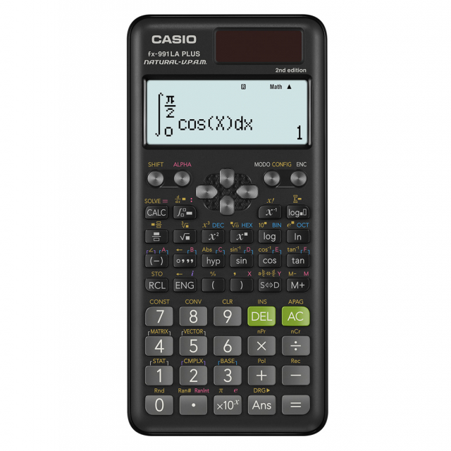 CALCULADORA CIENTIFICA CASIO FX-991LA PLUS-2 417 FUNC. (40)