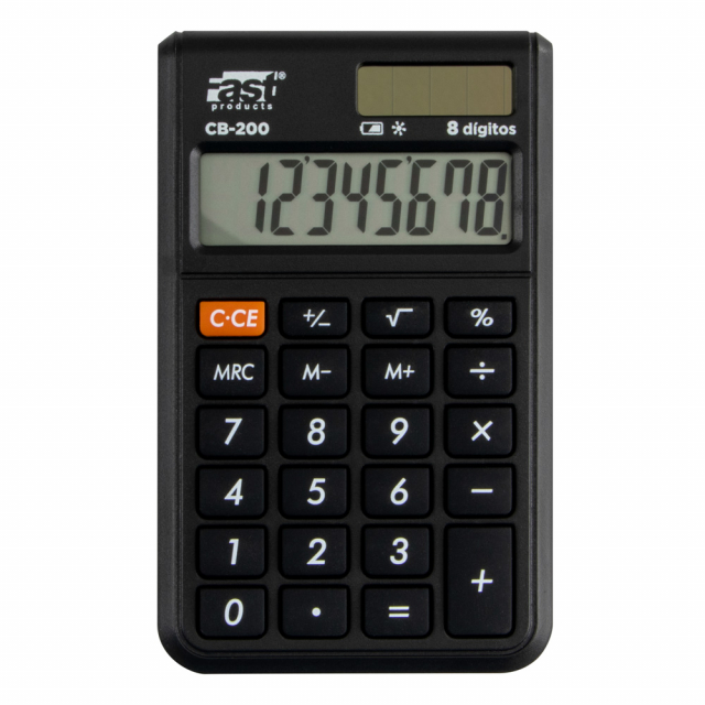 CALCULADORA DE BOLSILLO FAST CB-200 8 DIG. (4X50)