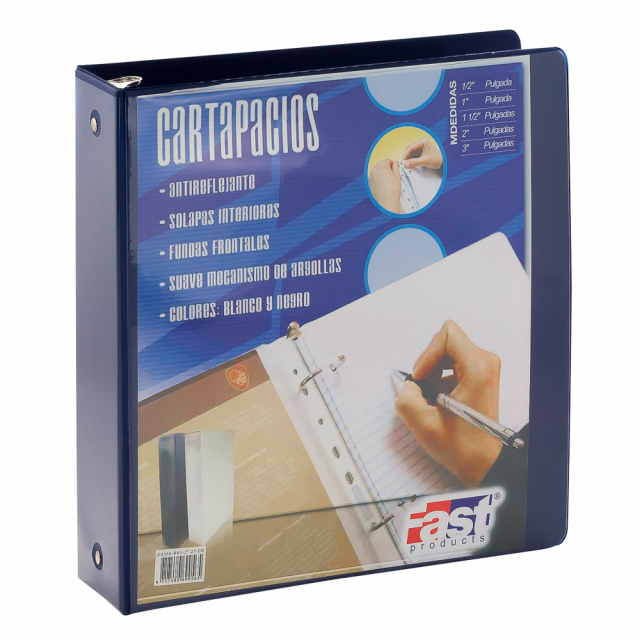 CARTAPACIO FAST C/FUNDA 1 1/2" AZUL (12)