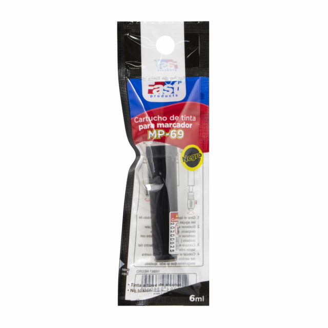 CARTUCHO DE TINTA FAST 6ML NEGRO (3X12X12)