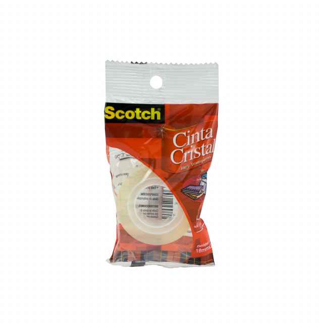 CINTA ADHESIVA SCOTCH 1820B/600 CRISTAL 19MM X 20M (72)/(18)