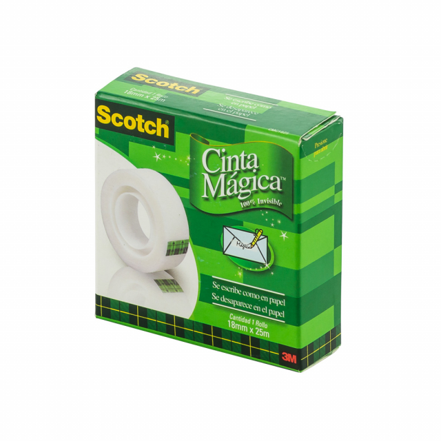 CINTA ADHESIVA SCOTCH MAGIC 810-SP 19MM X 25.4MTS (144)