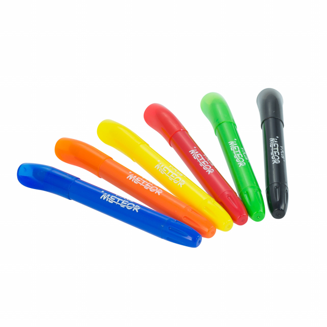 CRAYON GEL Y-PLUS 160130 METEOR 6 COL. (144)