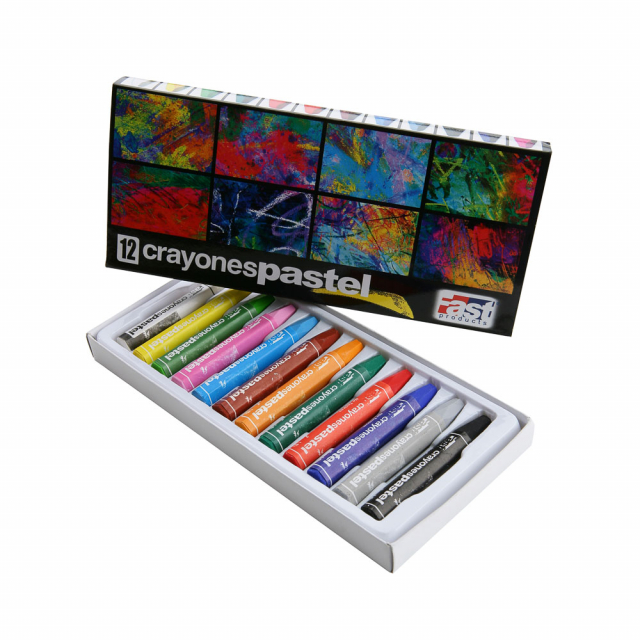 CRAYON PASTEL FAST 812 GRASO 12 CO. (12X12)