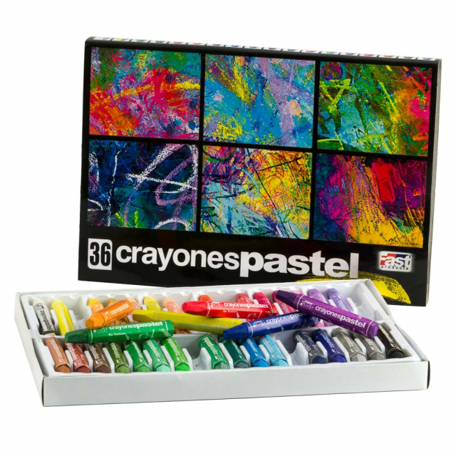 CRAYON PASTEL FAST 836 GRASO 36 COL. (8X6)