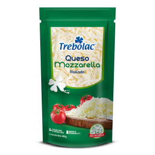 Queso mozzarella rallada Trebolac 400 g
