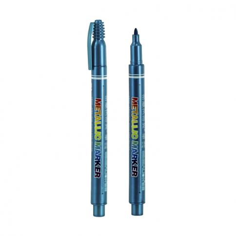 MARCADOR METALICO SIMBALION MM-610 AZUL (4X24X12)