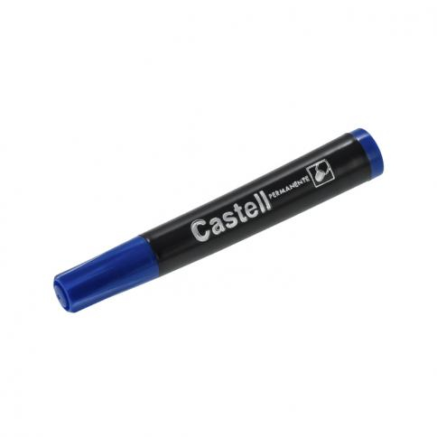 MARCADOR P/PIZARRA CASTELL P/REDONDA REC. AZUL (12X12)