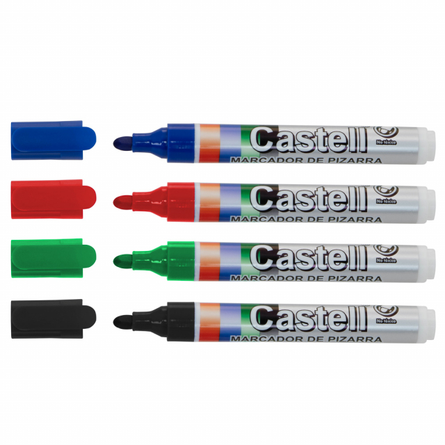 MARCADOR P/PIZARRA CASTELL P/REDONDA REC. VERDE (12X12)