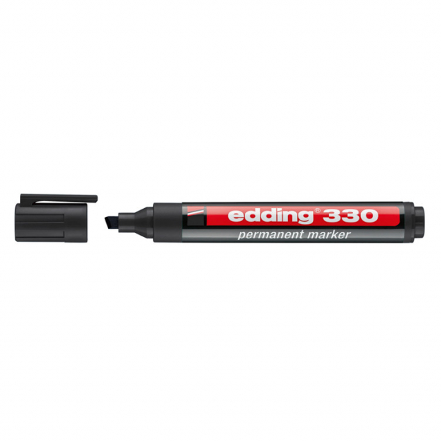 MARCADOR P/PIZARRA EDDING 363 P/BISELADA REC. 1 NEGRO (40X10)