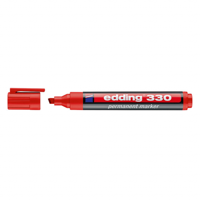 MARCADOR P/PIZARRA EDDING 363 P/BISELADA REC. 2 ROJO (40X10)