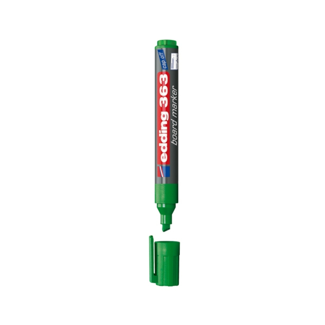 MARCADOR P/PIZARRA EDDING 363 P/BISELADA REC. 4 VERDE (40X10)