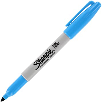 MARCADOR PERMANENTE SHARPIE P/FINA 30133 TURQUESA (144)