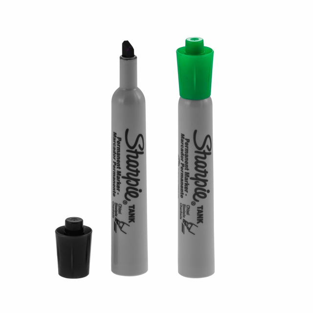 MARCADOR PERMANENTE SHARPIE TANK P/BISELADA 1789880 VERDE (12X12)