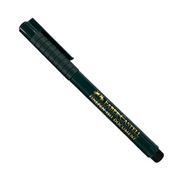 MARCADOR PUNTO DE RAPIDOGRAFO FABER CASTELL 1511-99 NEGRO (36X10)