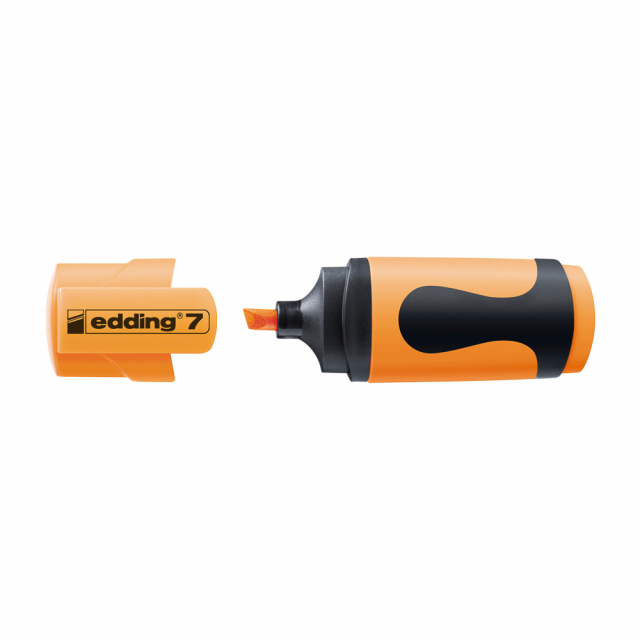 MARCADOR RESALTADOR EDDING 7 MINI NARANJA (10)