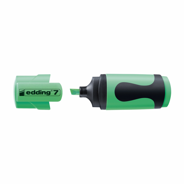 MARCADOR RESALTADOR EDDING 7 MINI VERDE (10)