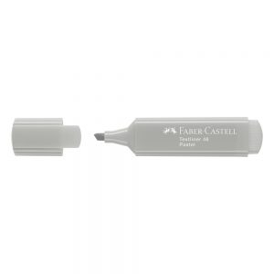 MARCADOR RESALTADOR FABER CASTELL PASTEL 4634 GRIS (20X10)